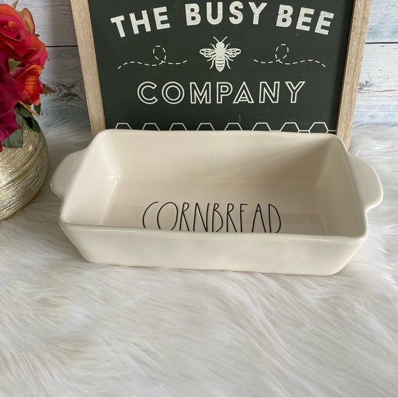 Rae Dunn CORNBREAD Loaf Pan Dish - Picture 3 of 6